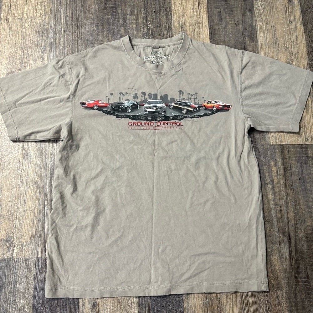 Original brand out of bounds breaking rules size large ground control shirt